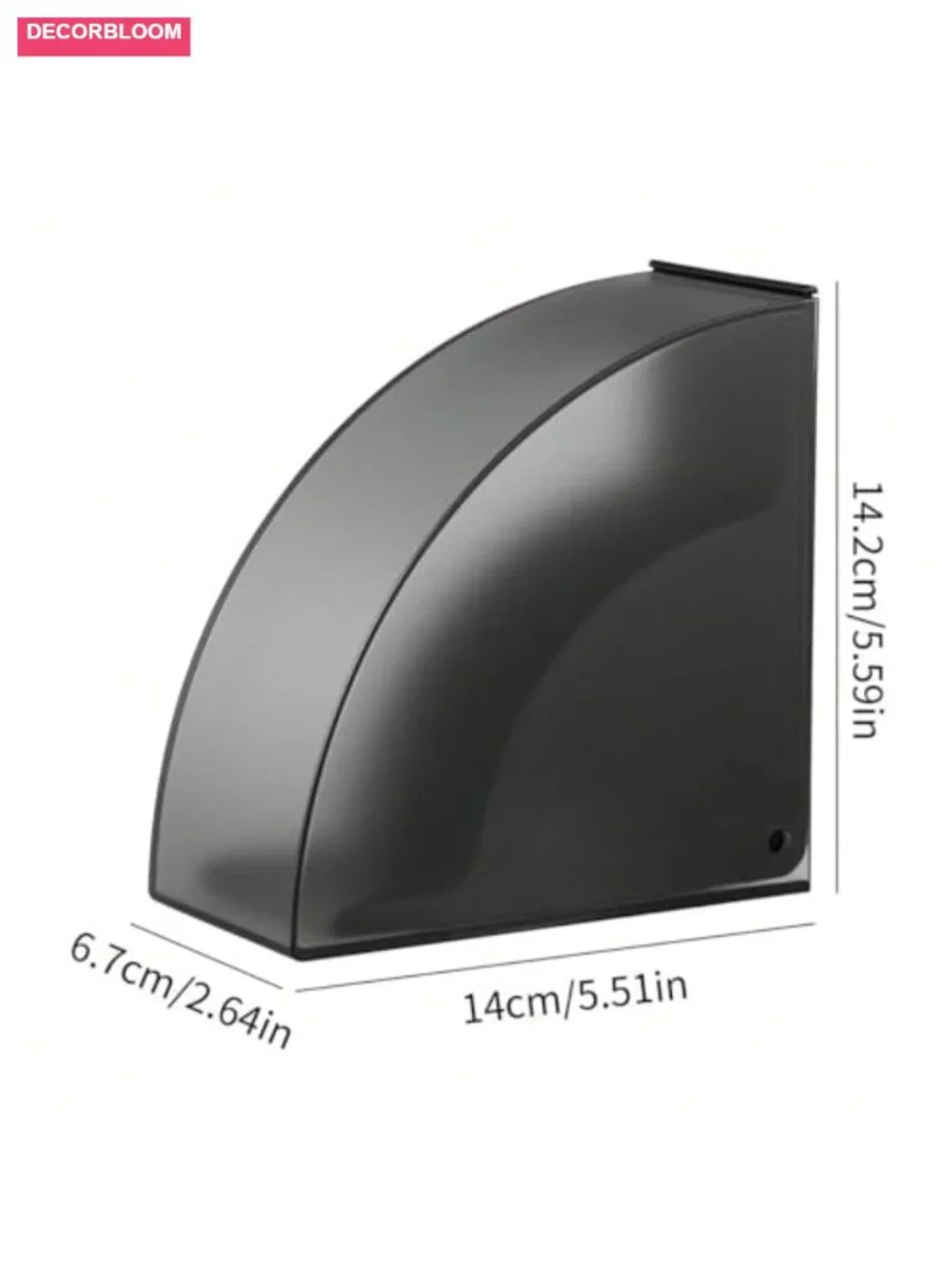Coffee Filter Holder Durable Plastic Storage Container for Countertop